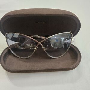 Tom Ford Women's Gold and Silver Sunglasses